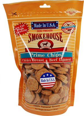 Smokehouse USA Chicken Breast & Beef Ligament Prime Chips Dog Treats, 16-oz