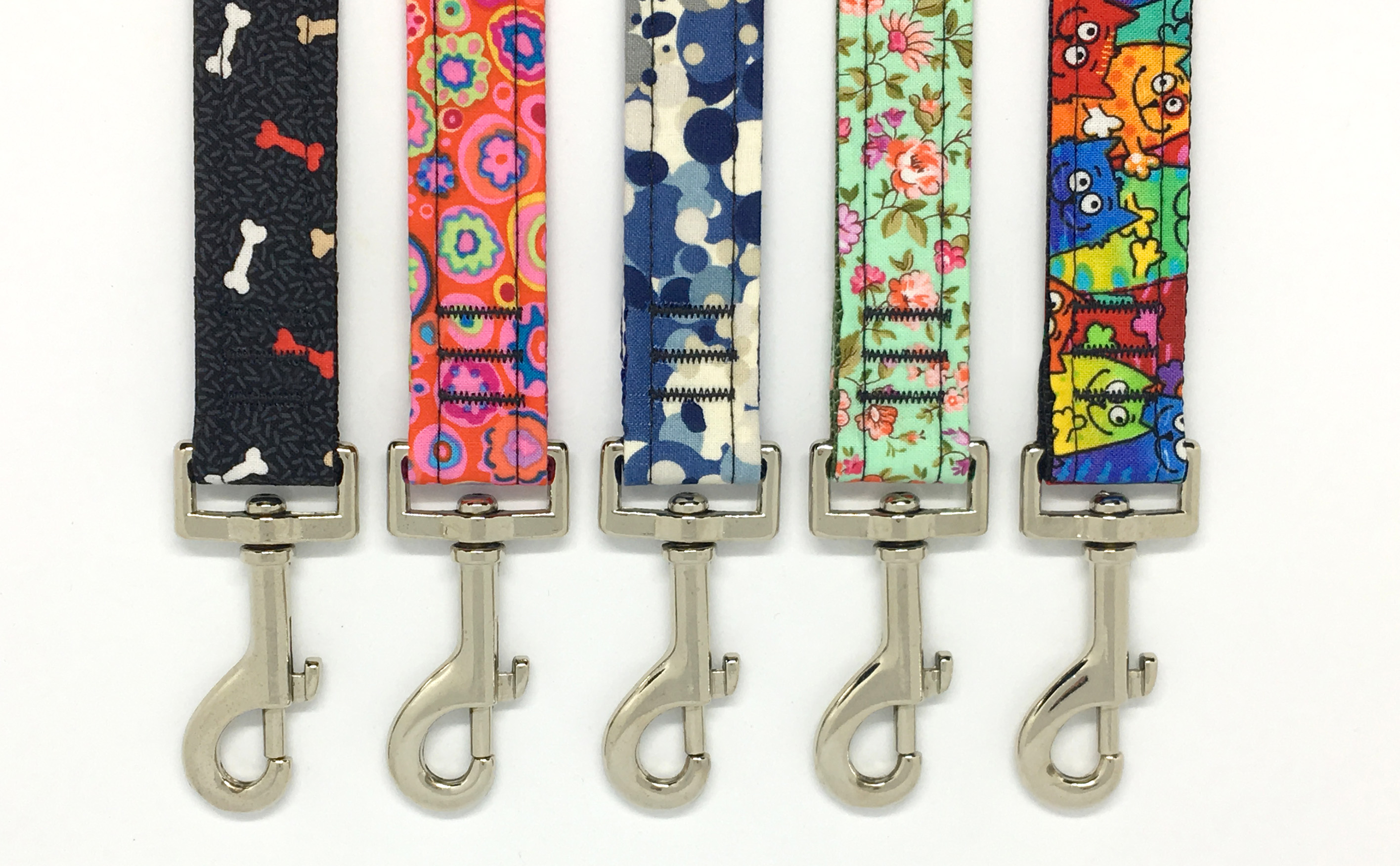 Dubdog Designs Standard Dog Leash, Color Varies, 1-in x 5-ft