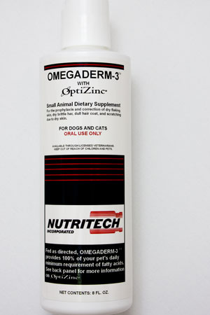 Nutritech Omegaderm-3 Dietary Dog & Cat Supplement, 8-oz