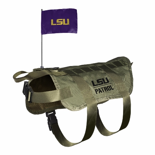 Little Earth Tactical Dog Vest, NCAA LSU Tigers