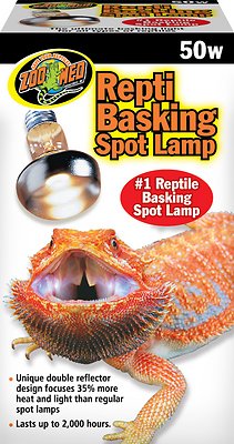 Zoo Med Repti Basking Reptile Spot Lamp, 50-Watt