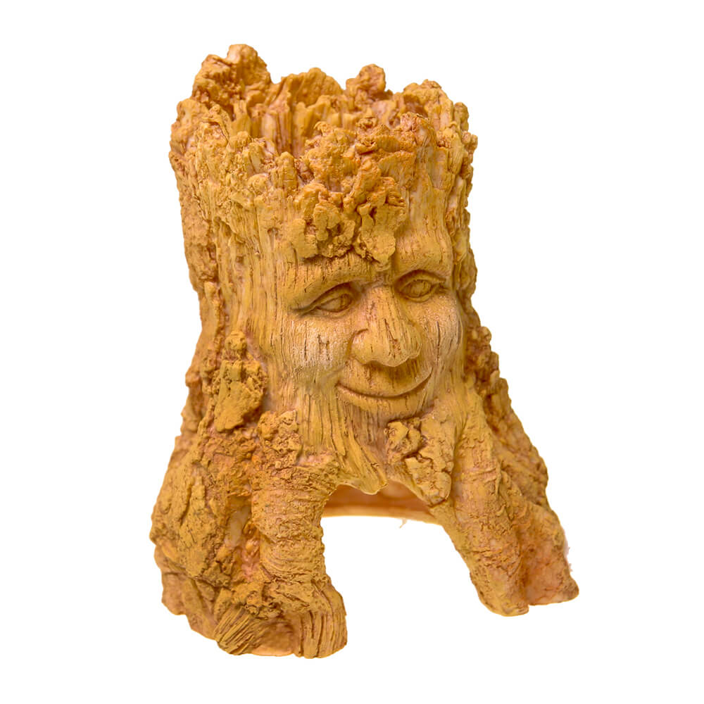 Blue Ribbon Exotic Environments Tree Stump Terra Cotta Aquarium Ornaments
