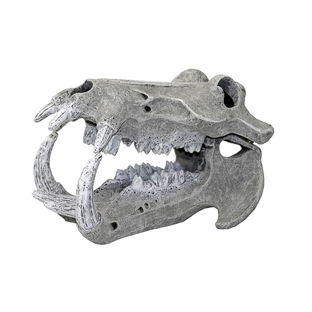 Blue Ribbon Exotic Environments Hippopatamus Skull Aquarium Ornaments, Small