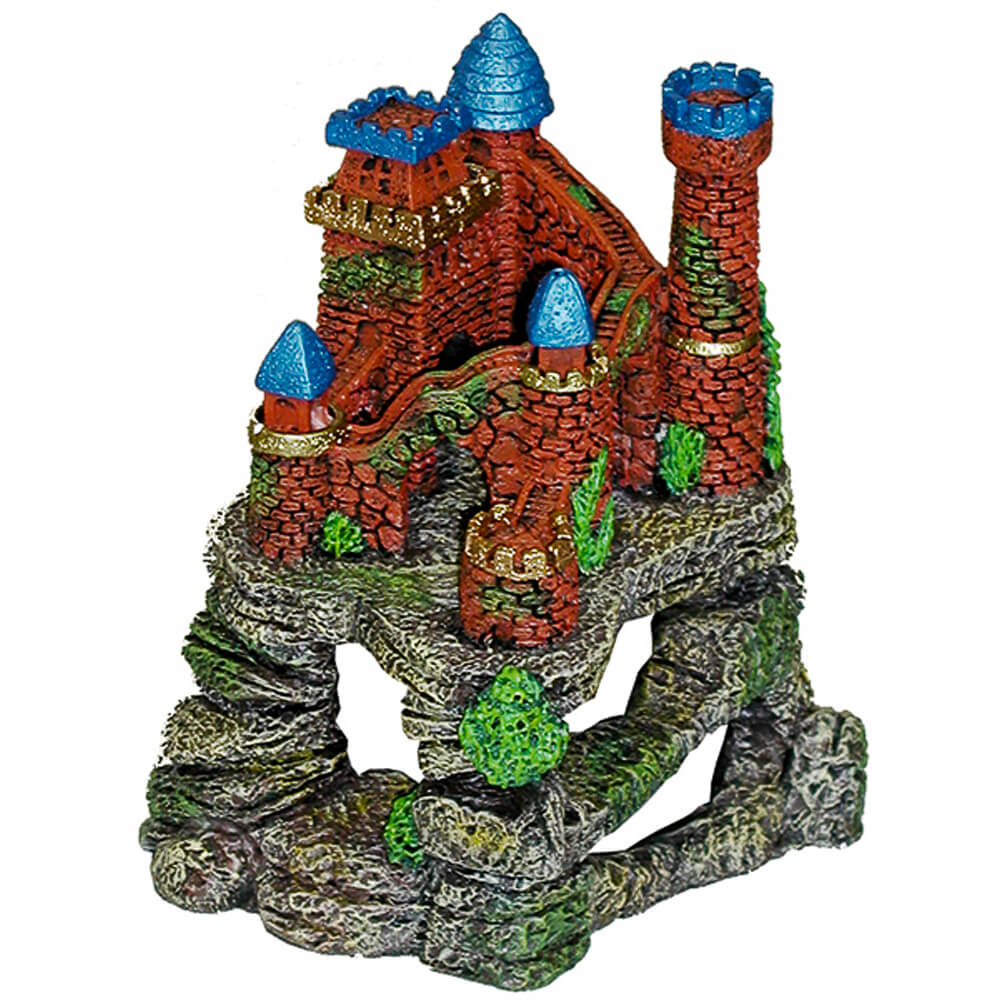 Blue Ribbon Exotic Environments Castle Fortress Cavern Aquarium Ornaments
