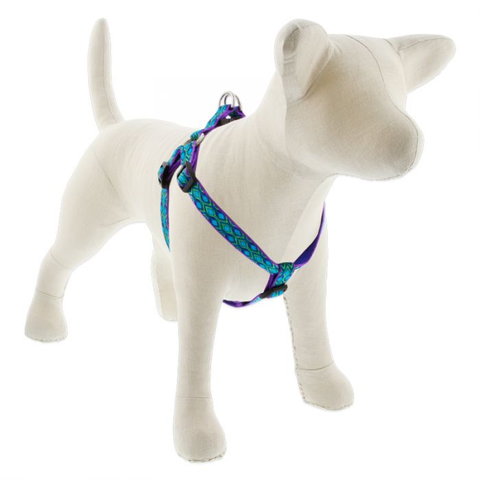 Lupine Pet Original Designs Step In Dog Harness, Rain Song, 3/4-in x 15-21-in