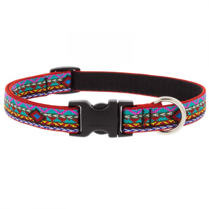 Lupine Pet Original Designs Adjustable Dog Collar, El Paso, 3/4-in x 9-14-in
