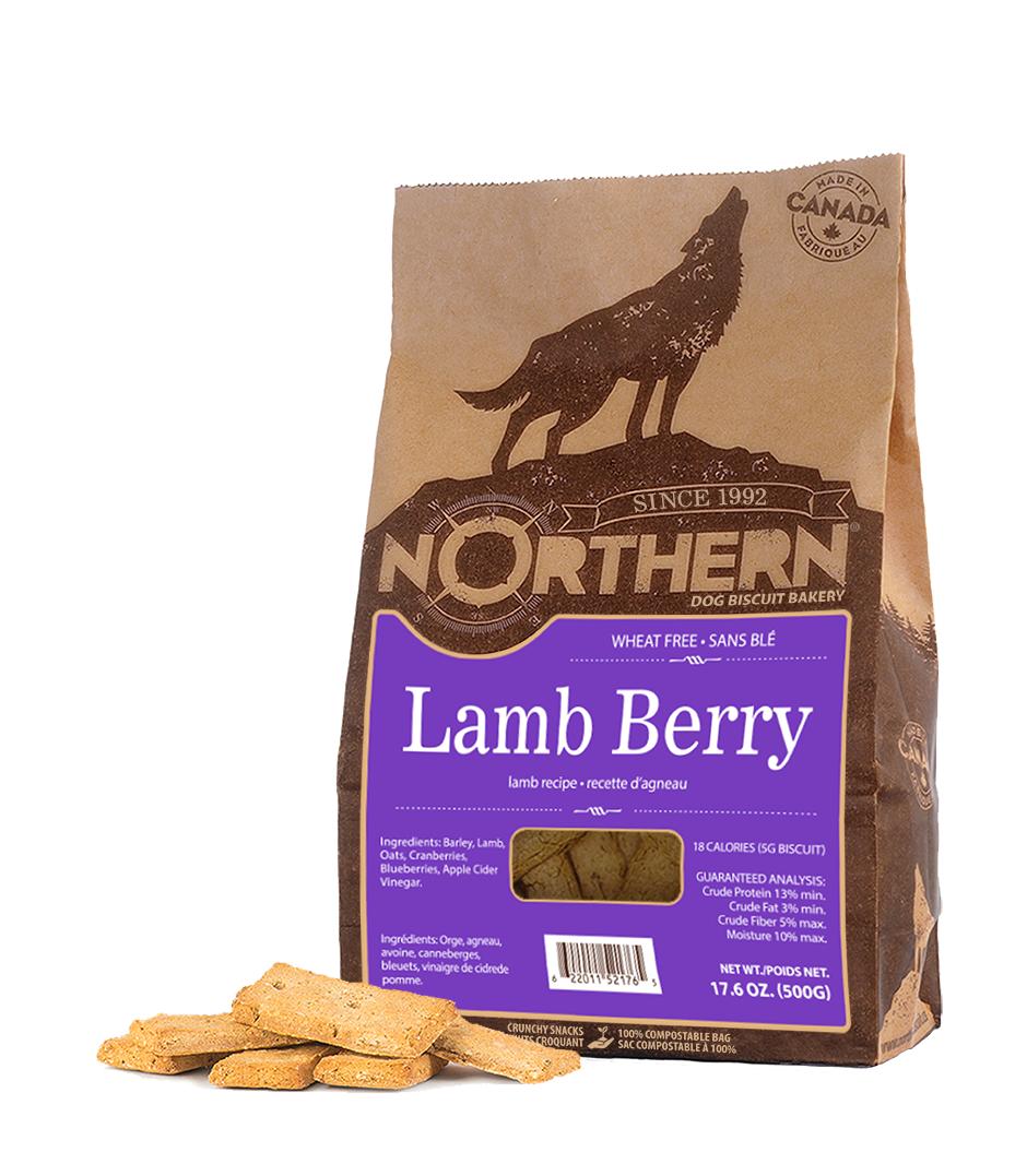 Northern Biscuit Lamb Berry Dog Treats, 500-gram