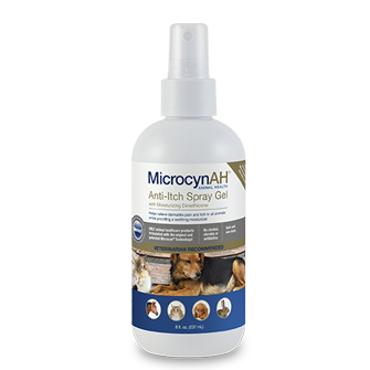 MicrocynAH Anti-Itch Spray Gel 8-oz