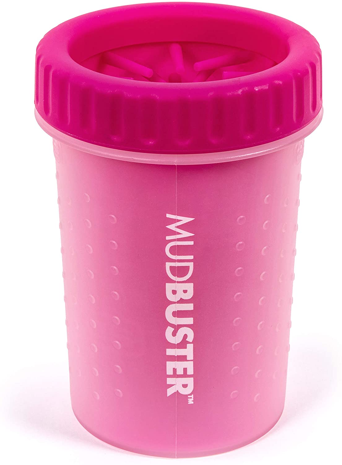 Dexas Dexas MudBuster Portable Dog Paw Cleaner, Pink, Medium