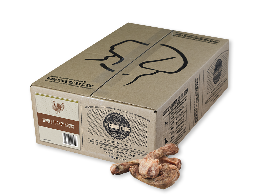 K9 Choice4 Foods Whole Turkey Necks