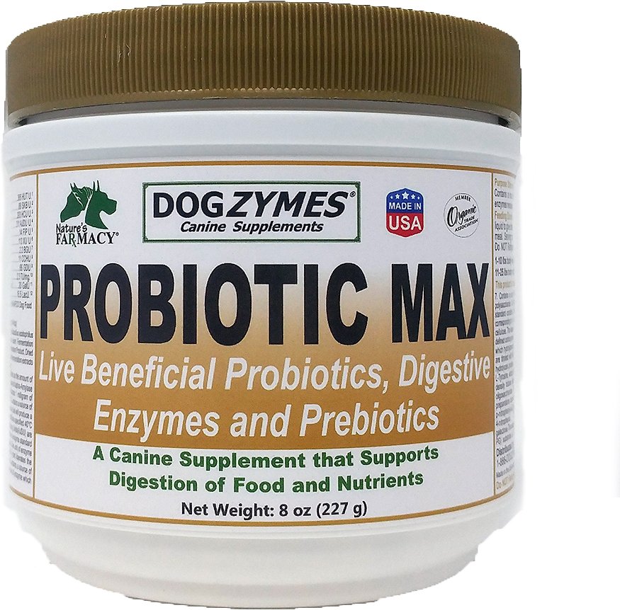Nature's Farmacy Dogzymes Probiotic Max Dog Supplement