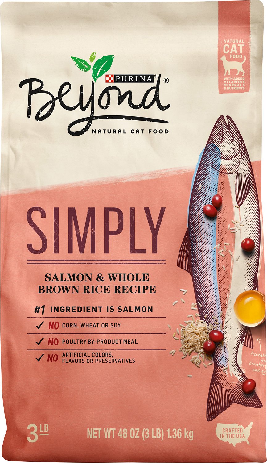Purina Beyond Simply Salmon & Whole Brown Rice Recipe Dry Cat Food