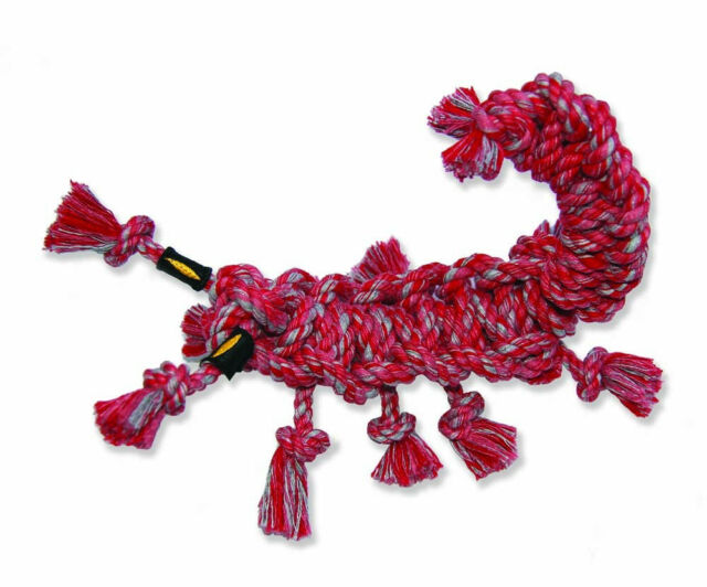 Mammoth SnakeBiter Scorpion Rope Dog Toy, Color Varies, Medium