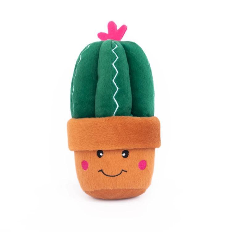ZippyPaws Storybook Snugglerz Plush Dog Toy, Carmen the Cactus