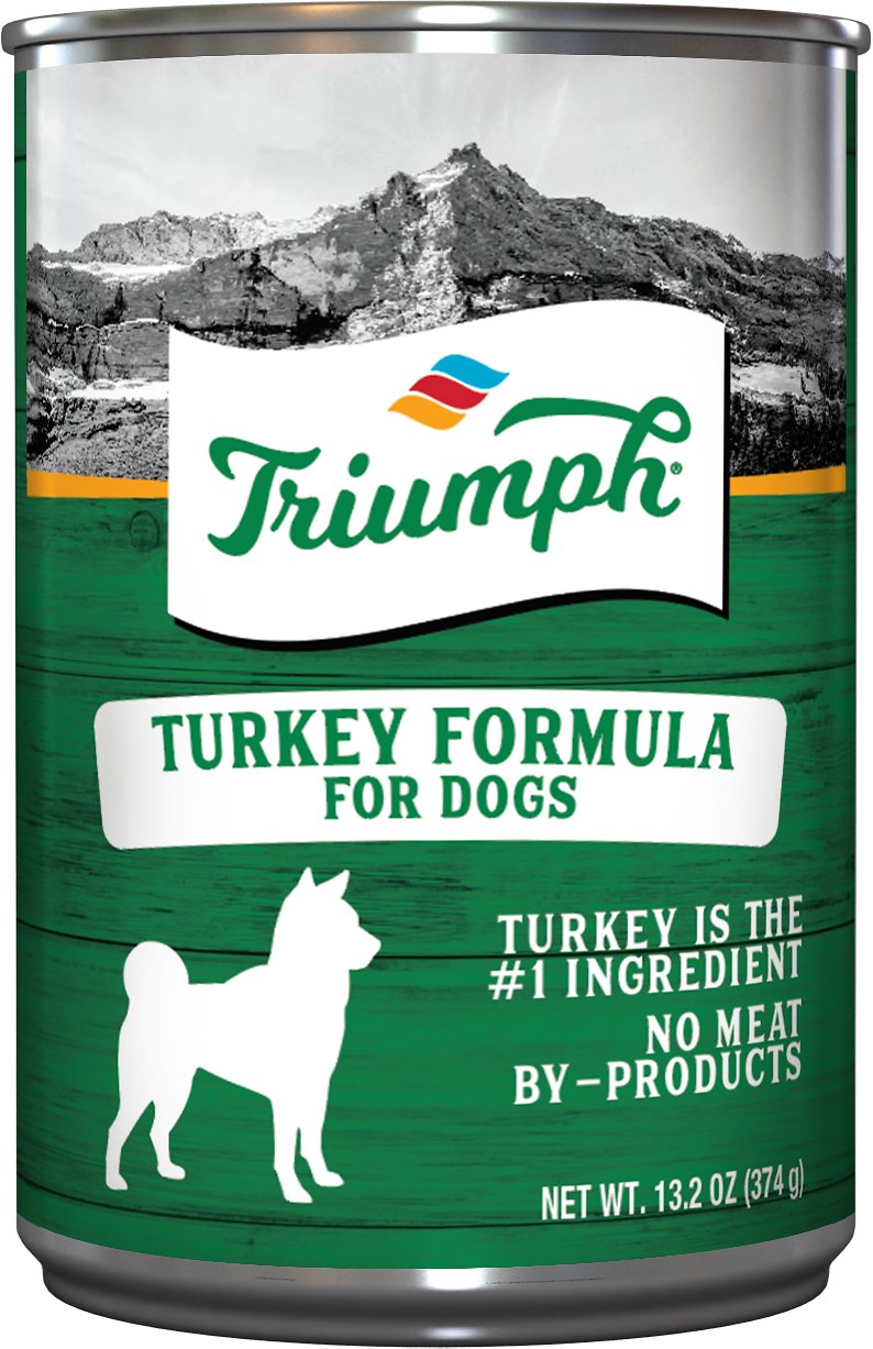 Triumph Turkey Formula Canned Dog Food, 13.2-oz, case of 12 (**)