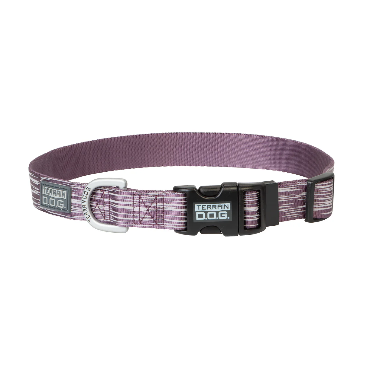 Terrain Dog Plum Space Dye Collar - Large
