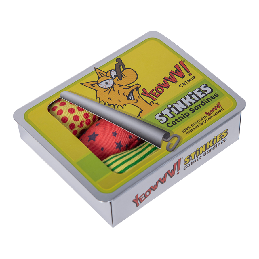 Yeowww! Cat Stinkies Catnip Sardines Trio