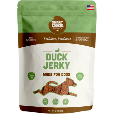 Smart Cookie Dog Jerky, Duck 3 oz