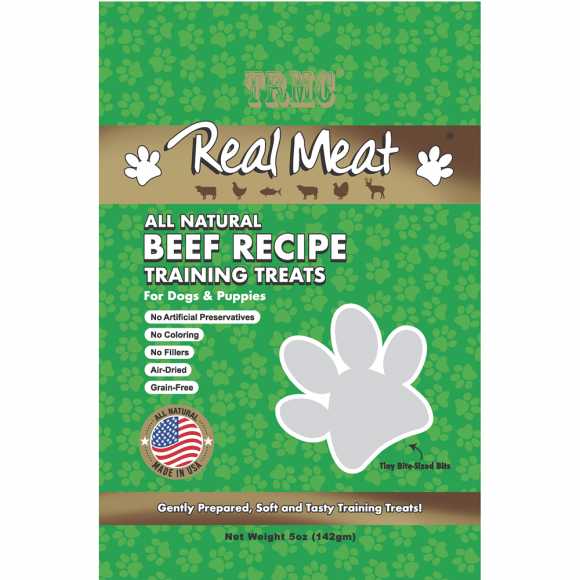 The Real Meat Company All Natural Beef Training Dog Treats, 5-oz (Size: 5-oz)
