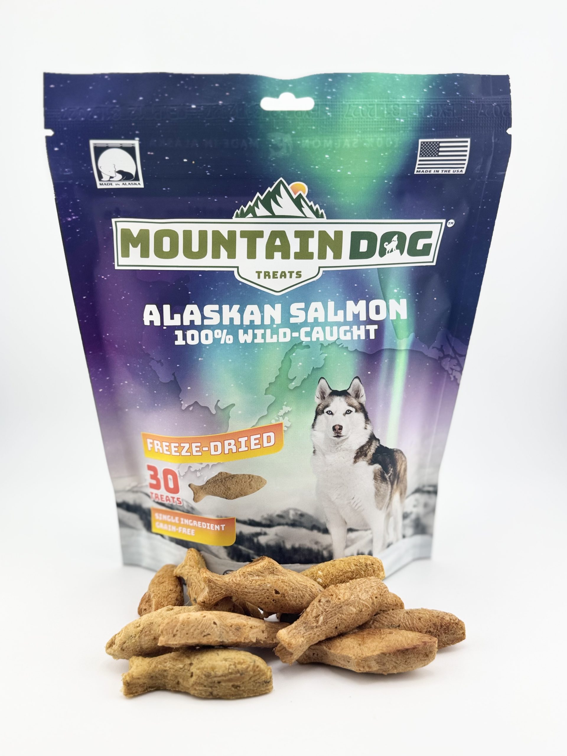 AK Mountain Dog - Salmon Treats, 30 pack