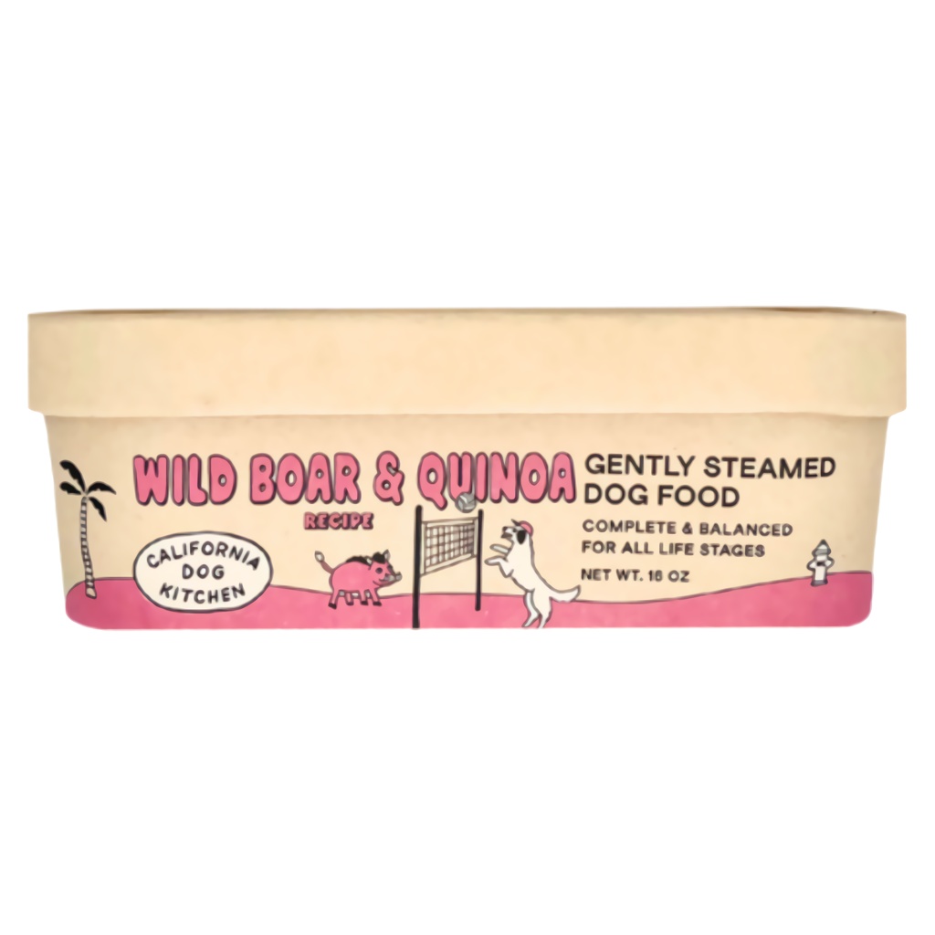 California Dog Kitchen Wild Boar & Quinoa Frozen Dog Food, 1-lb (Size: 1-lb)