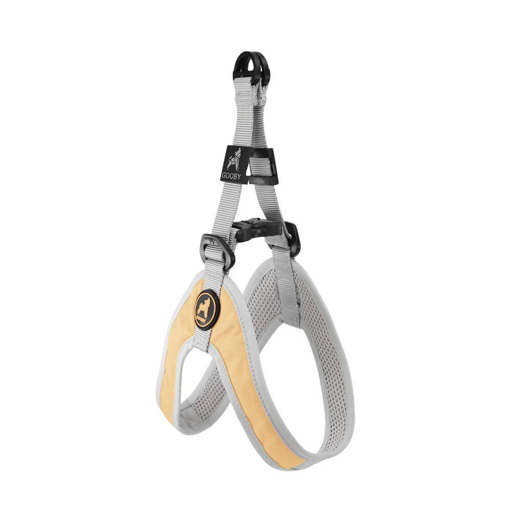 Gooby Simple Step-In III Dog Harness, Yellow, Large (Size: Large)