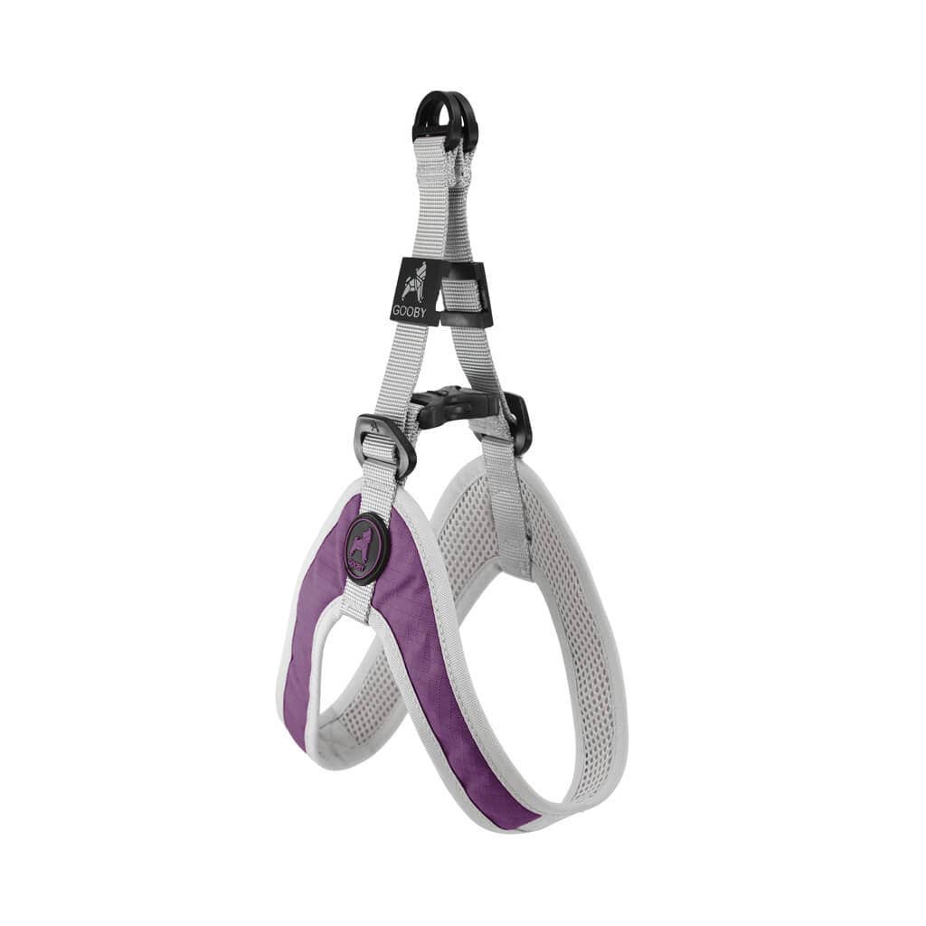 Gooby Simple Step-In III Dog Harness, Purple, X-Small (Size: X-Small)