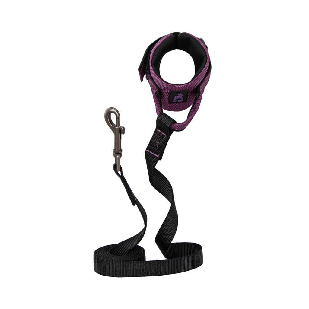Gooby Easy Fit Wrist Band Leash Purple