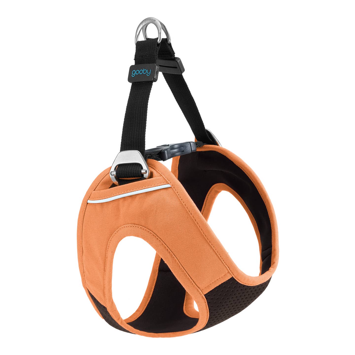 Gooby Escape Free Easy Fit Plus Dog Harness, Atlanta Peach, Medium