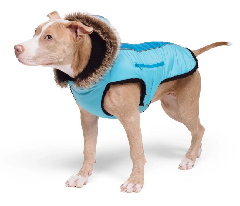 Show & Tail The Fur-Ever Coat, Blue (Size: M)