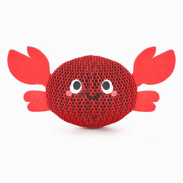 HugSmart Pet - Ocean Pals - Crab - Dog Ball Toy