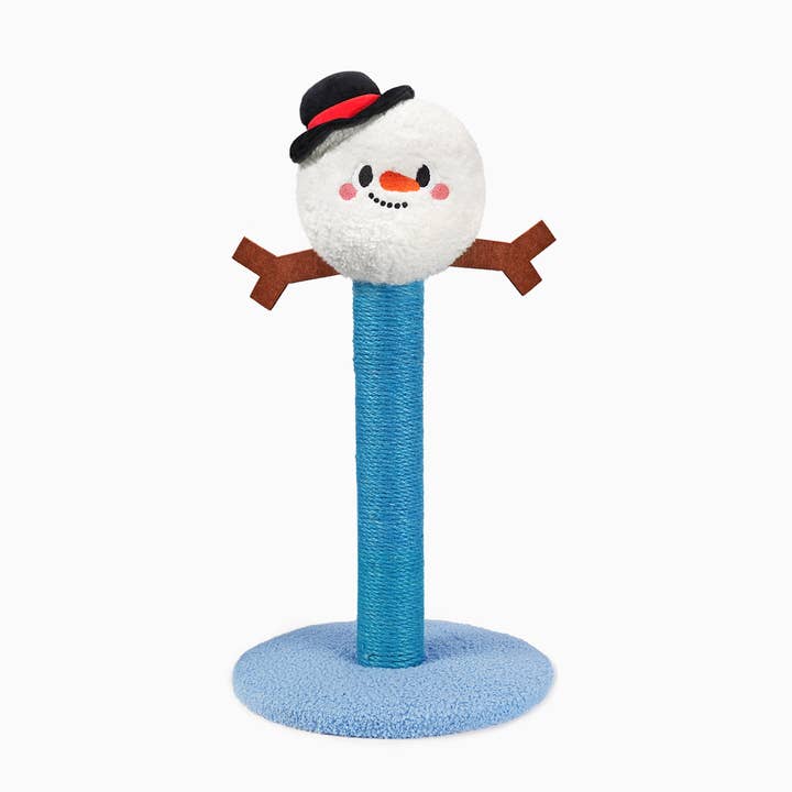 HugSmart Pet - Cat Scratching Post - Winter Snowman