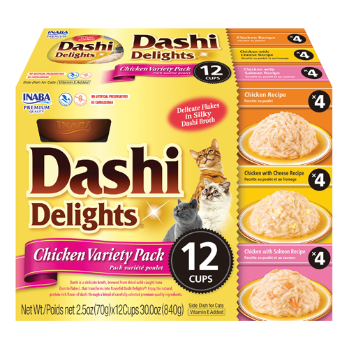 Dashi Delights Chicken Variety 2.5oz 12-pack