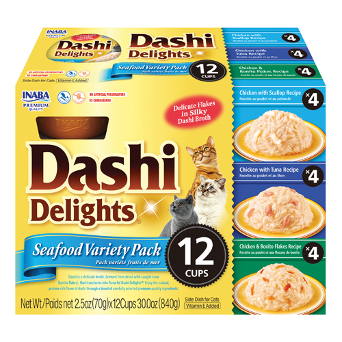 Dashi Delights Seafood Variety 2.5oz,12-pk
