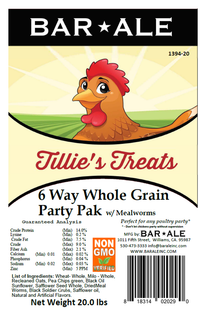 Party Pak 6 grain w/ meal worms, 20-lb