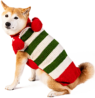 Chilly Dog - Christmas Elf Holiday Dog Sweater - M