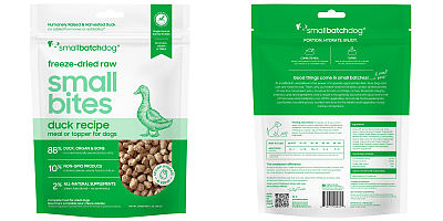 Smallbatch Small Bites - Duck- 7oz.