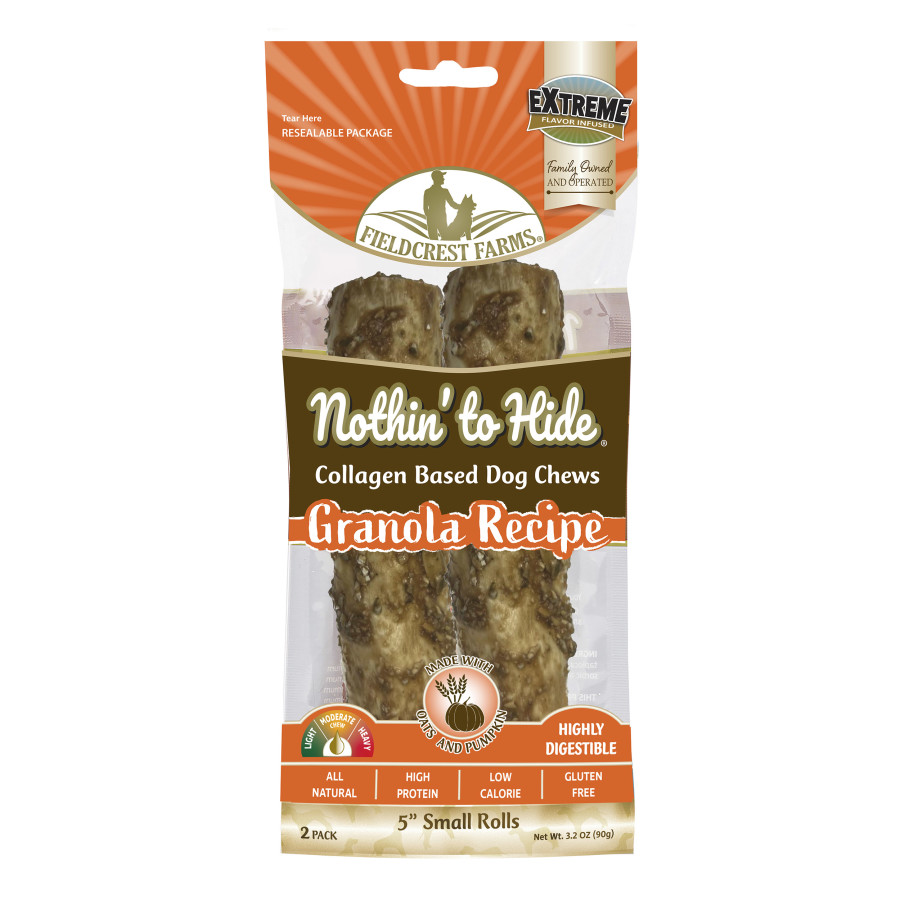Fieldcrest Farms Nothin' to Hide 5" Small Rolls Granola 2PK.