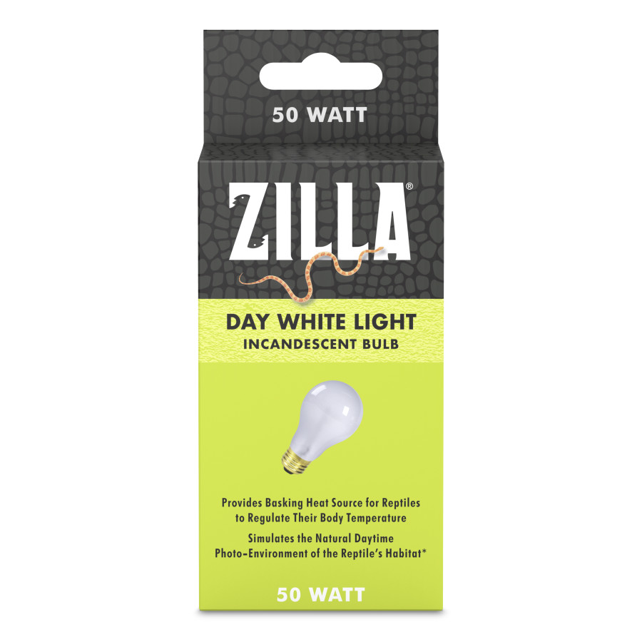 Zilla Day White Light Incandescent Bulb 50 Watt