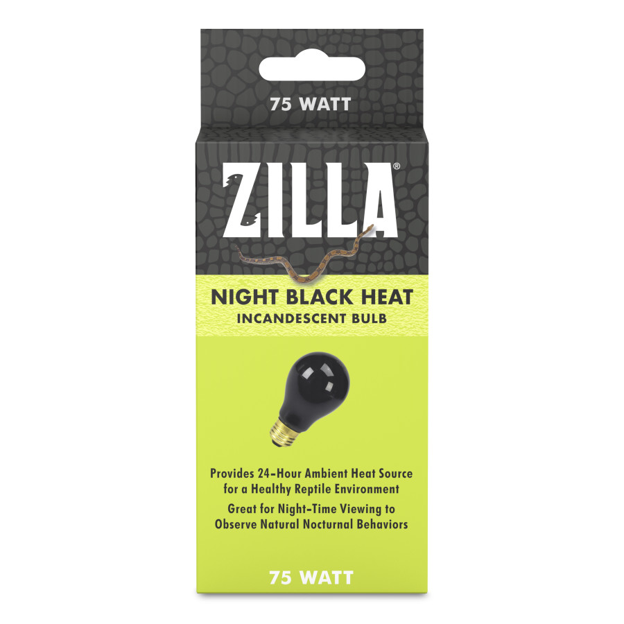 Zilla Night Black Heat Incandescent Bulb 75 Watt