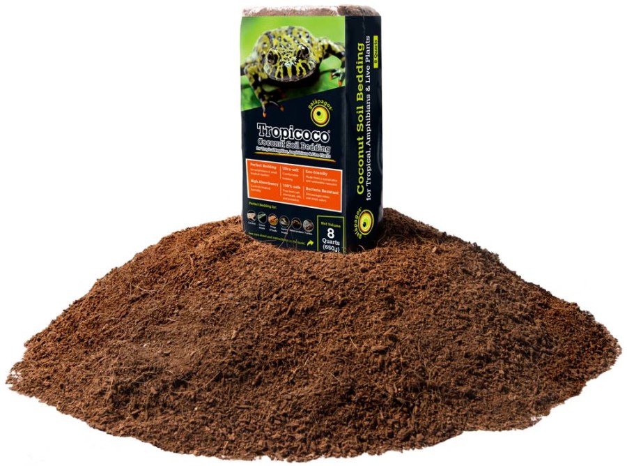 Galapagos Tropicoco Coconut Soil Bedding 8qt Compressed Brick