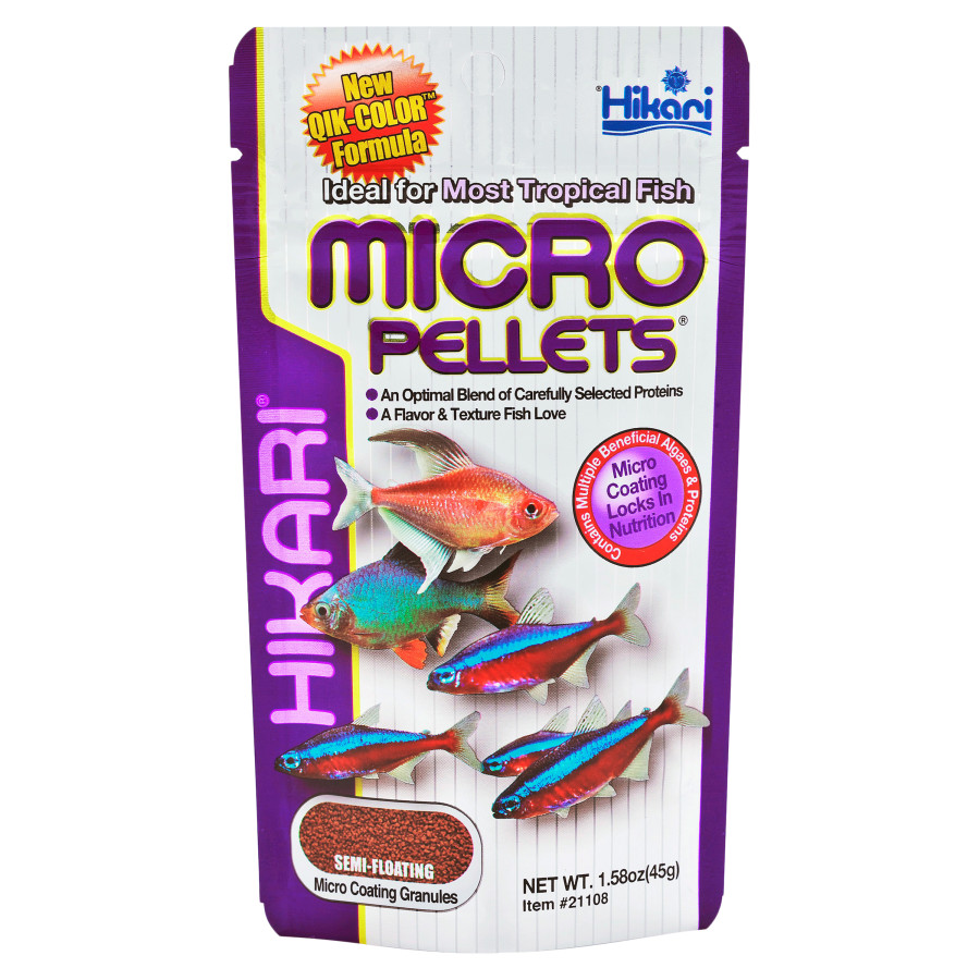Hikari Micro Pellets Tropical Food 1.58oz 45g