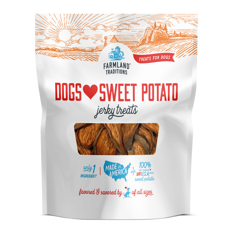 Farmland sweet potato jerky treats 32oz