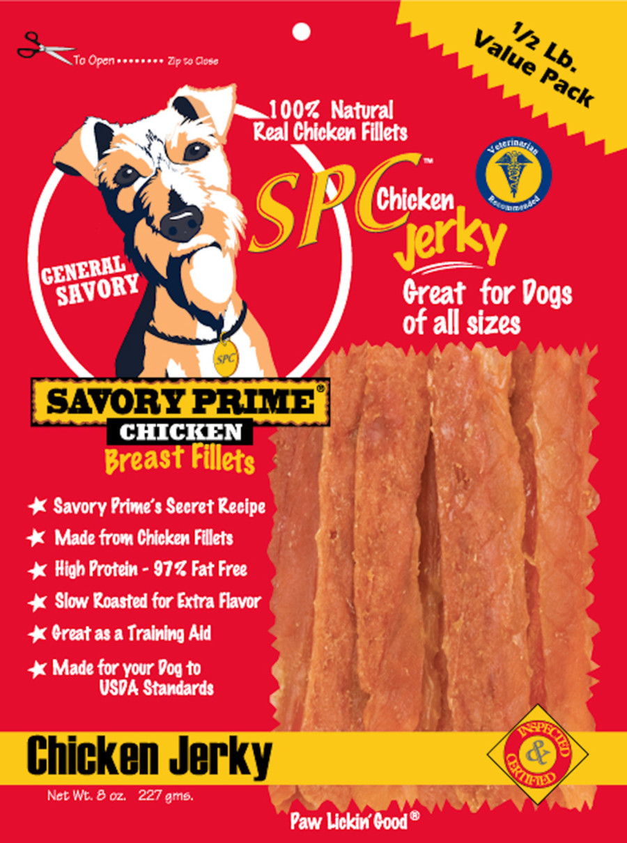 Savory Prime Chicken Jerky 8oz.