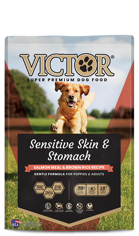 Victor Sensitive Skin & Stomach Salmon & Brown Rice 30#