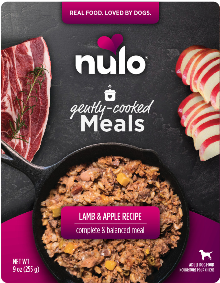 Nulo Gently Cooked Lamb & Apple Dog Food Pouch 9oz.
