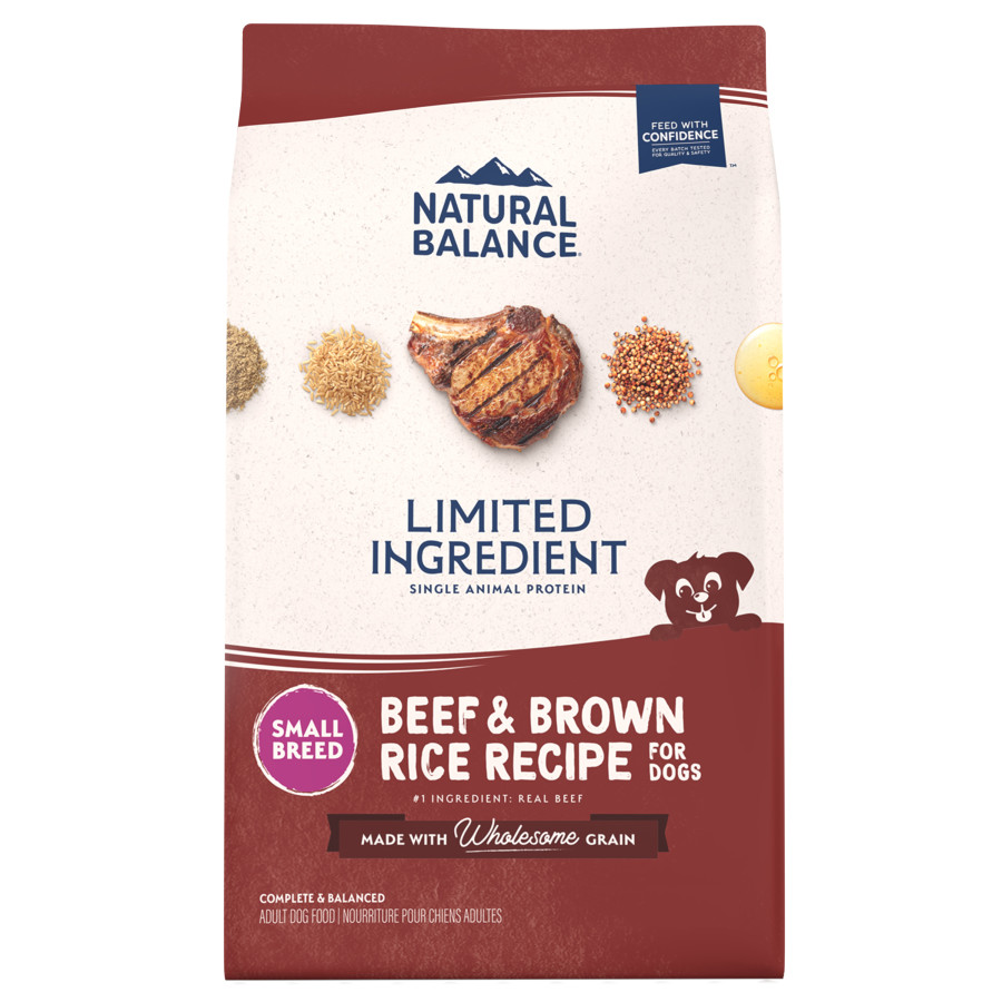 Natural Balance Small Breed Beef & Brown Rice 4lb