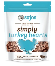 Sojos Simply Turkey Freeze-Dried Dog Treats, 4-oz