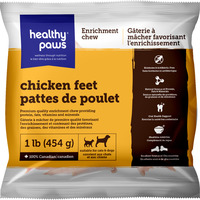 Healthy Paws Frozen Raw Chicken Feet 1LB