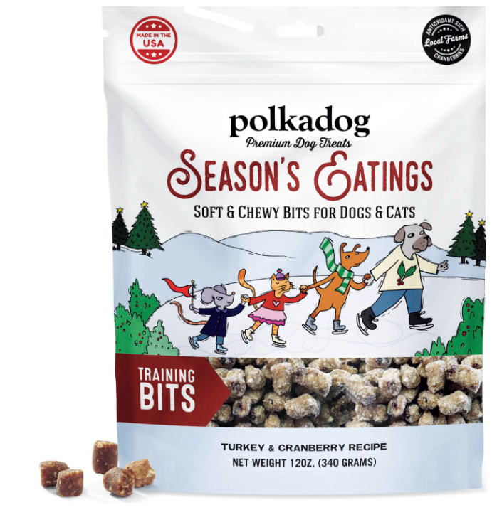 Polka Dog Seasons Eatings Holiday Treats